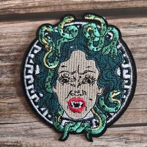 Greek Mythology Medusa Gorgon Snake Monster Goddess Iron on Patch